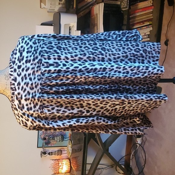 Croft & Barrow leopard print blouse. Size 2X - Picture 4 of 13
